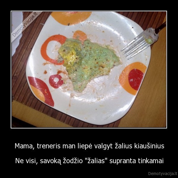 zalias, kiausinis