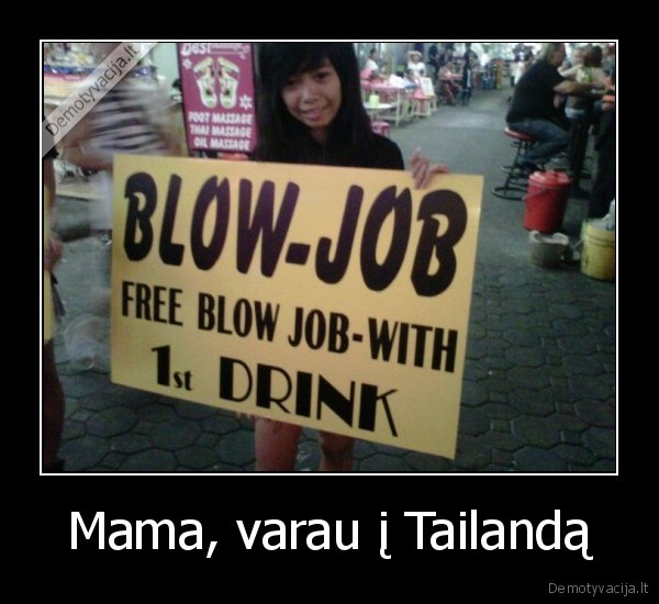 Mama, varau į Tailandą