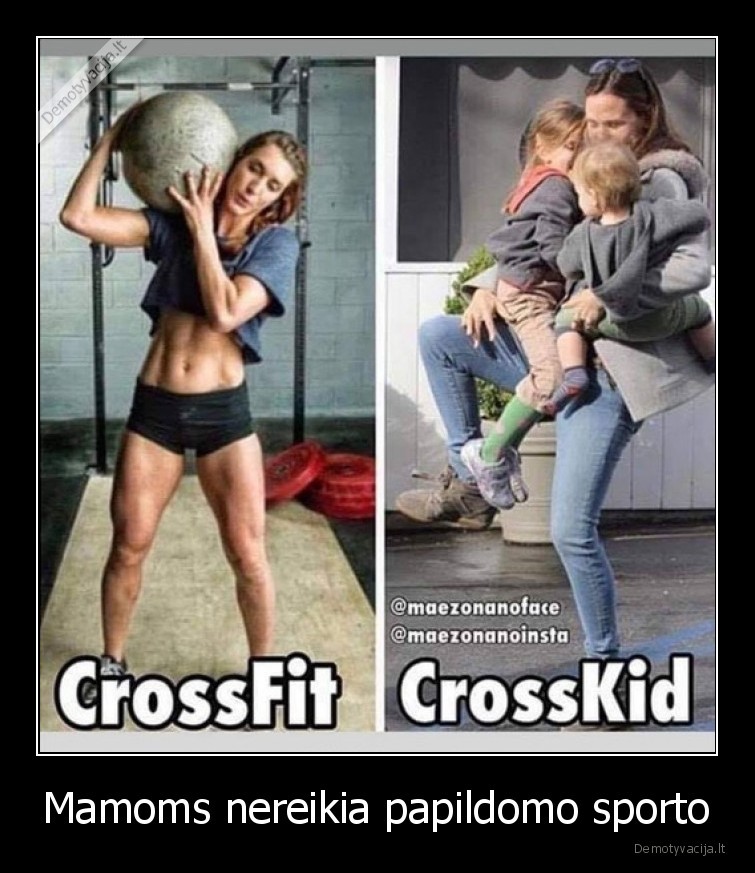 sportas,crossfit,mama