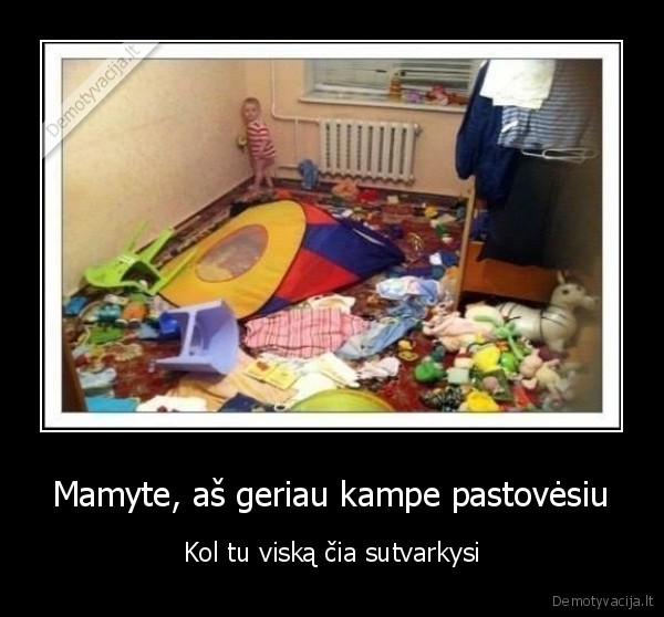 netvarkingas, kambarys,betvarke, namie,stovi, kampe