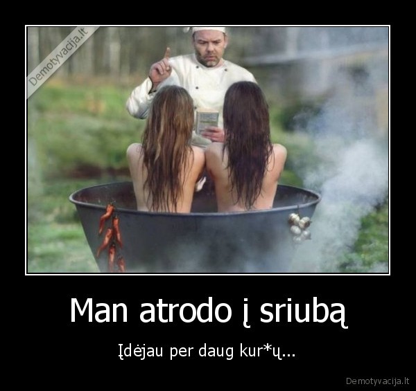 kanibalas,nuogos, moterys,sriubyte