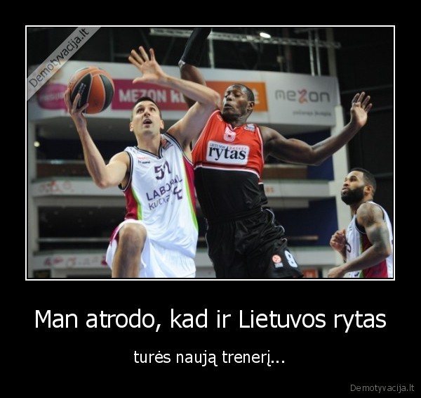 lietuvos, rytas, pralaimejo, treneris, naujas