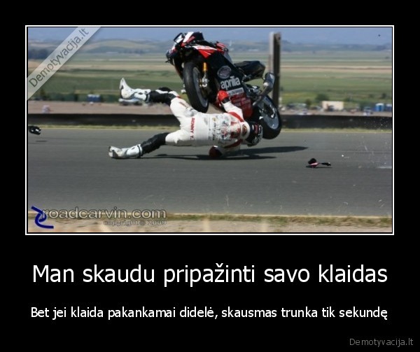 klaida,sekunde,mirtis