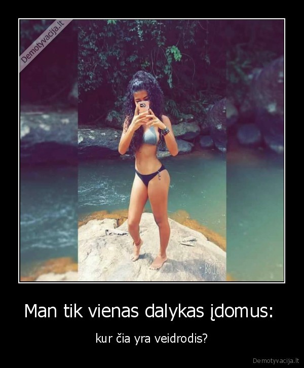 mergina,selfis,veidrodis