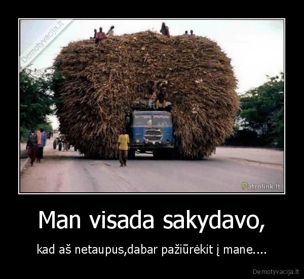 Man visada sakydavo,