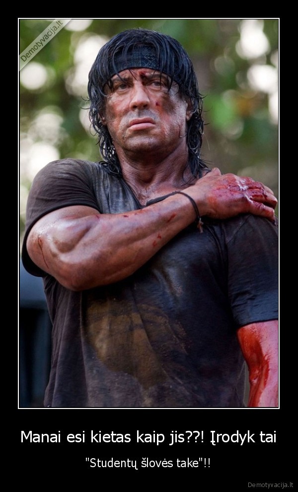 Manai esi kietas kaip jis??! Įrodyk tai