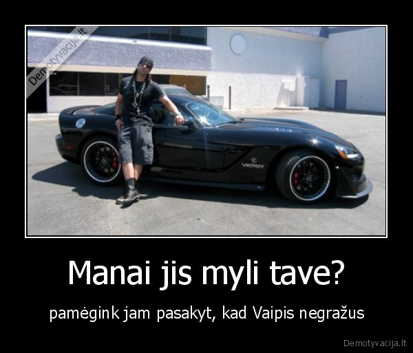 Manai jis myli tave?