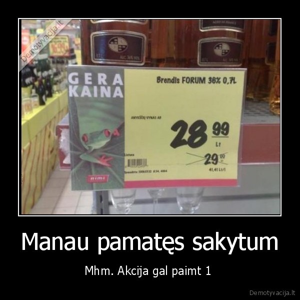 Manau pamatęs sakytum