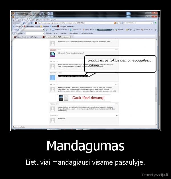 mandagumas,pasaulis