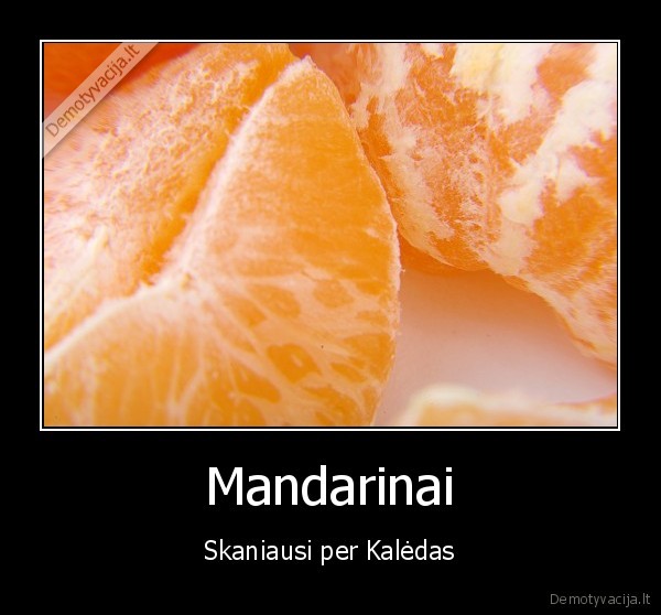 mandarinai,kaledos