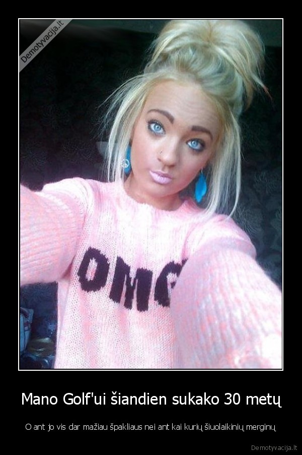 senas, golfas,prisidaziusi, merga