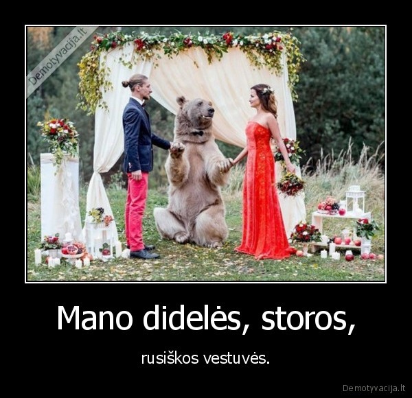 vestuves,jaunikis,jaunoji,meska,lokys,rusija