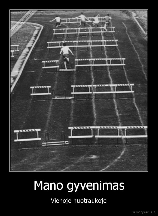 gyvenimo, tikslai,begimas, su, kliutimis