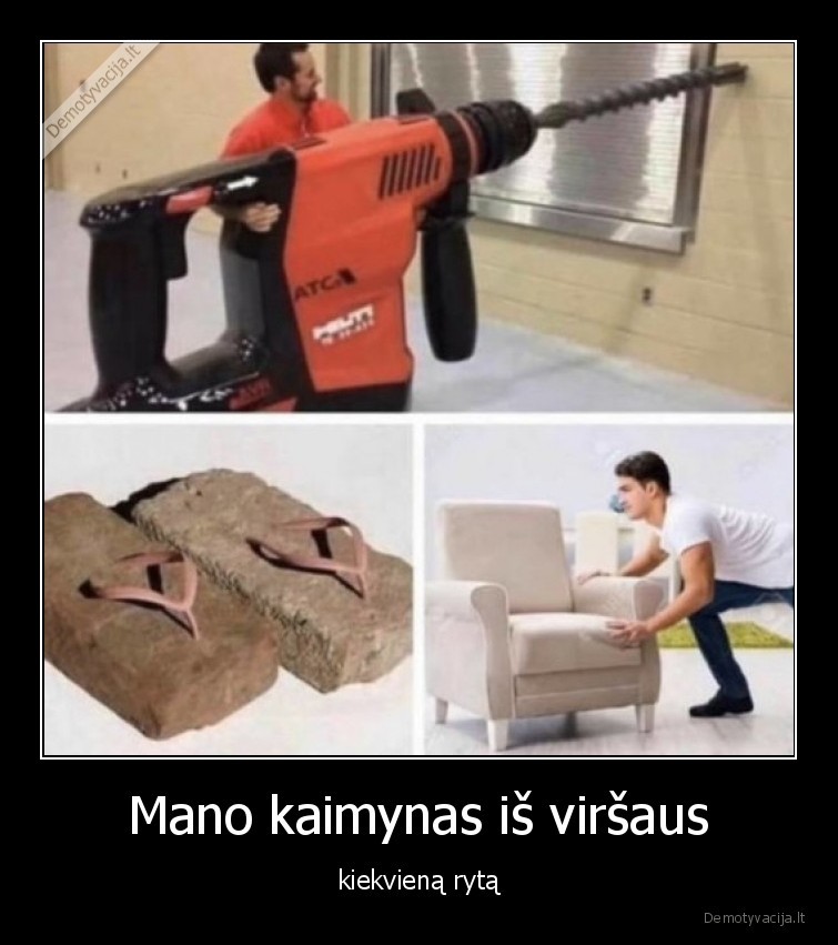 kaimynas,garsas,rytas