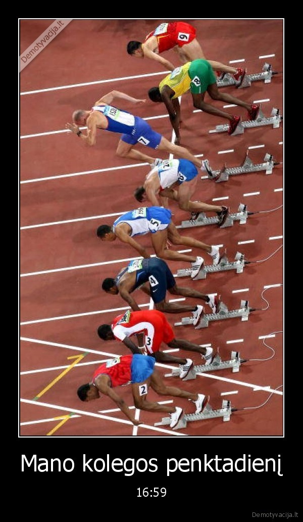 Mano kolegos penktadienį