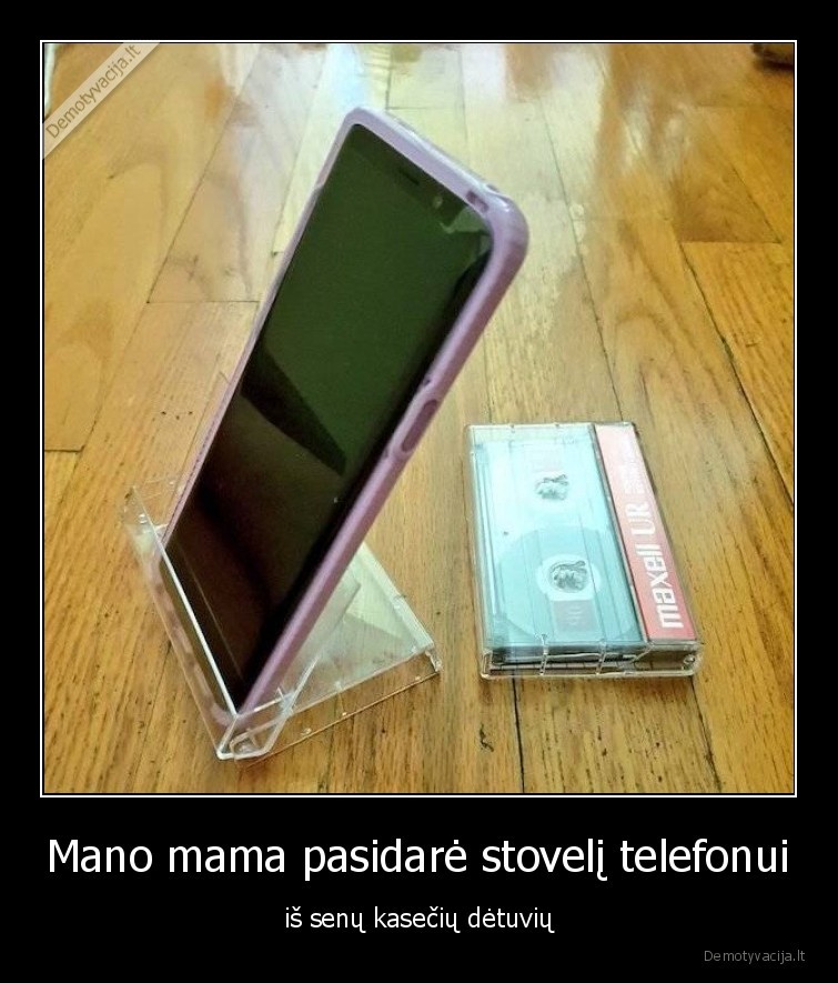 mama,isradinga,stovelis, telefonui,idomybes,daiktai,diy,kasetes,deklai