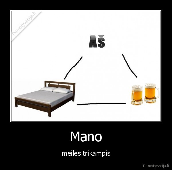 alus,miegas,trikampis