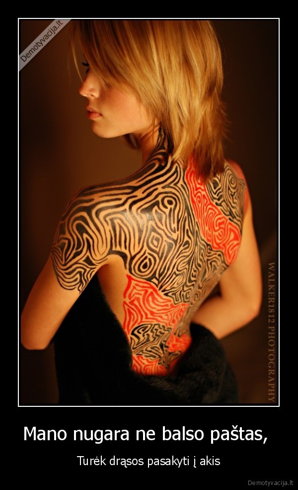 Mano nugara ne balso paštas, 