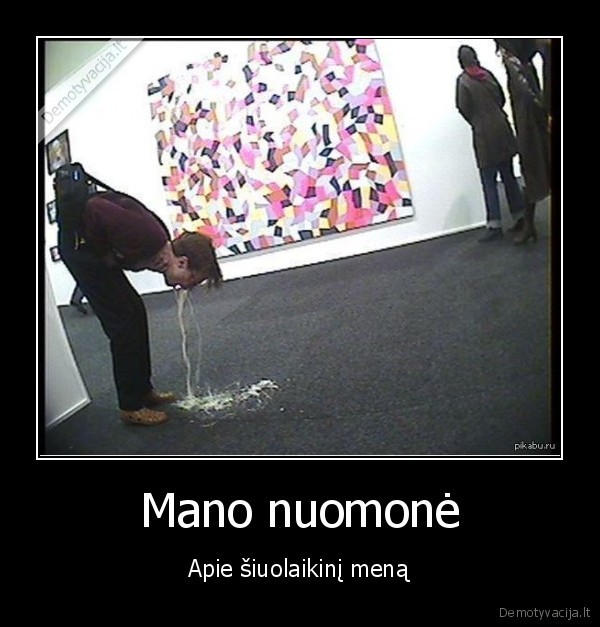 siuolaikinis, menas,apsiveme, prie, paveikslo