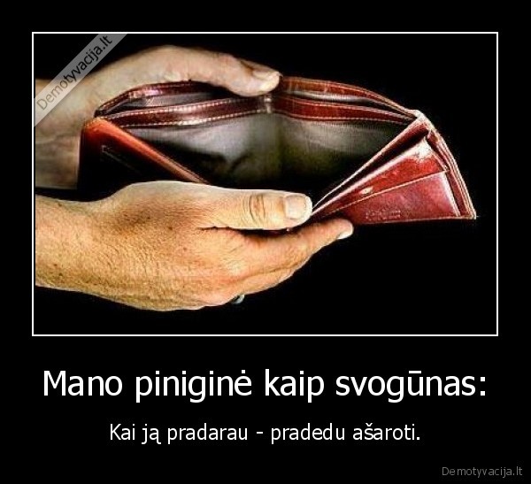 Mano piniginė kaip svogūnas: