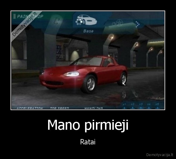 need, for, speed, masina,pirmoji, masina