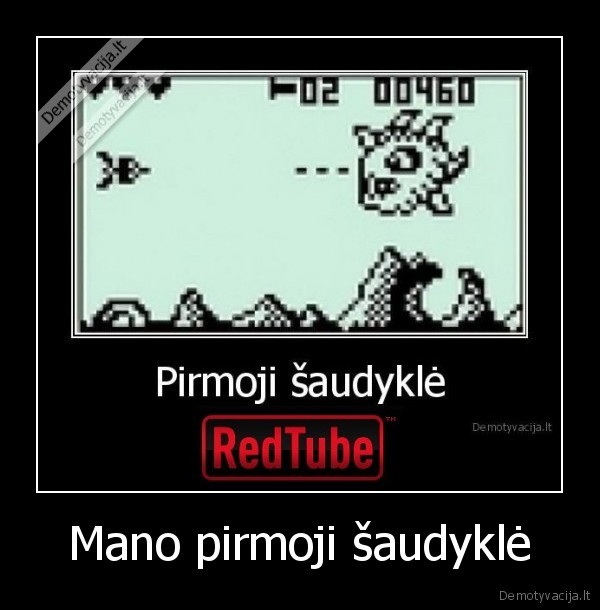Mano pirmoji šaudyklė