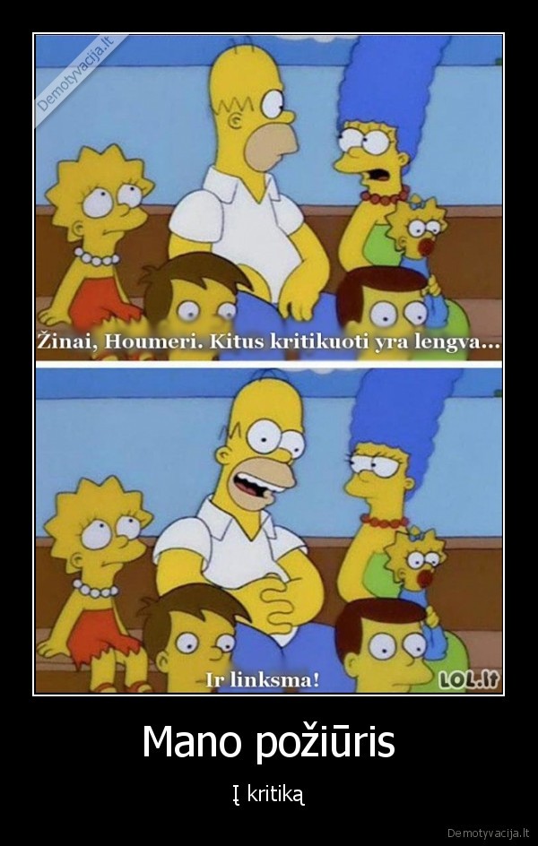 kritika,houmeris, simpsonas,simpsonai