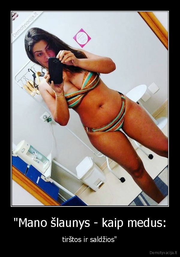 slaunys,mergina,medus