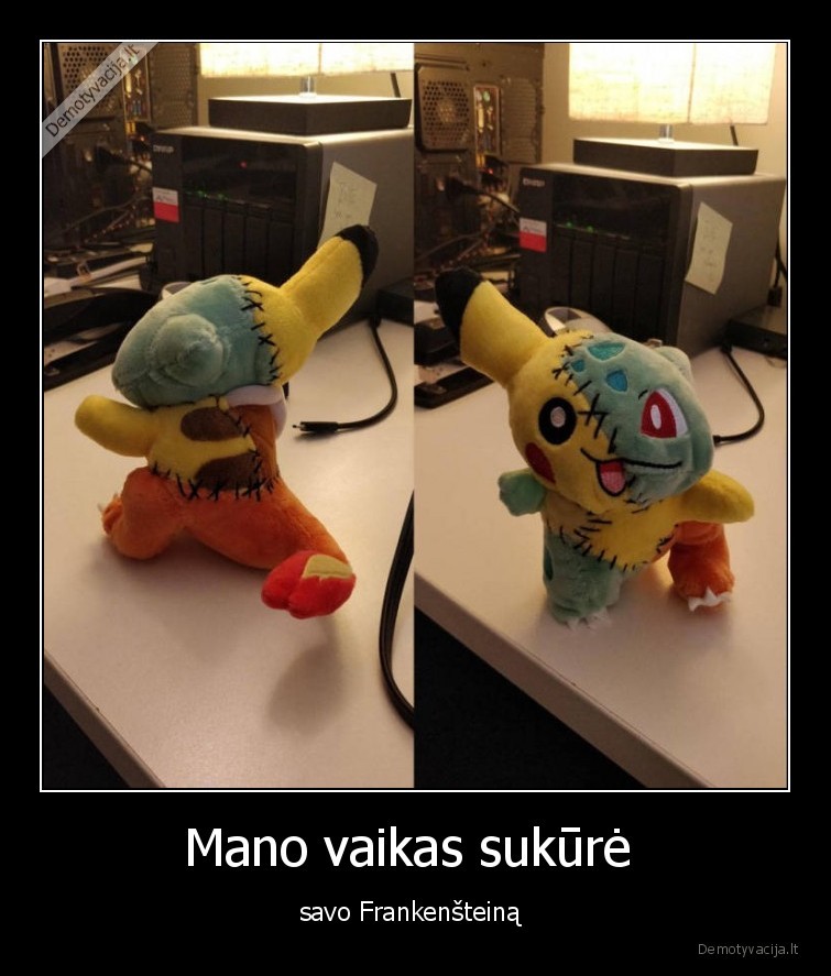frankensteinas,pokemonas,zaislas,vaikas