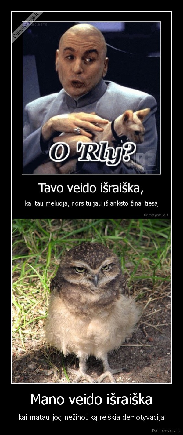 demotyvuoja, kurti, nedemotyvacijas