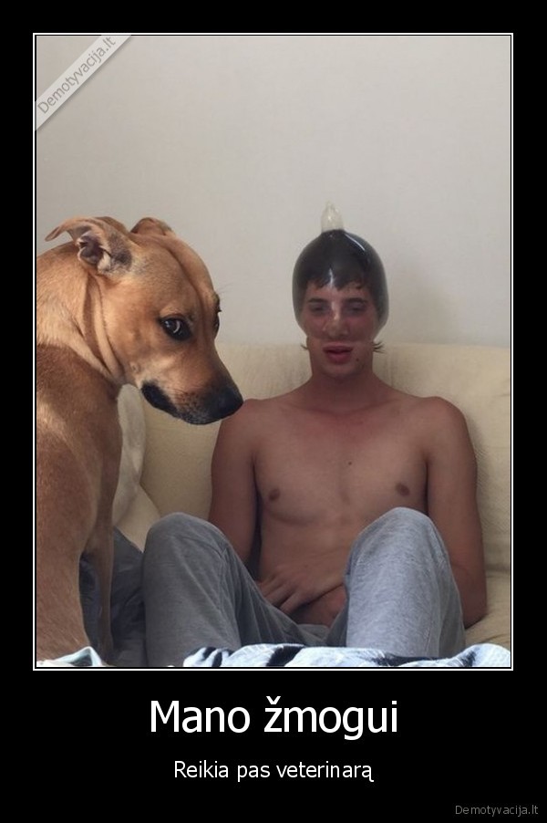 kandonas, ant, galvos,prezervatyvas,durnas, zmogus