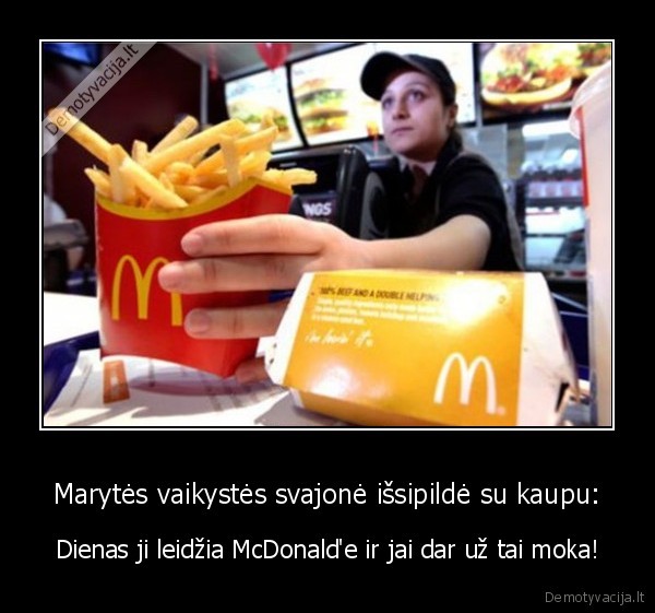 mcdonald,greitas, maistas,darbas