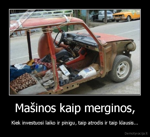 Mašinos kaip merginos,