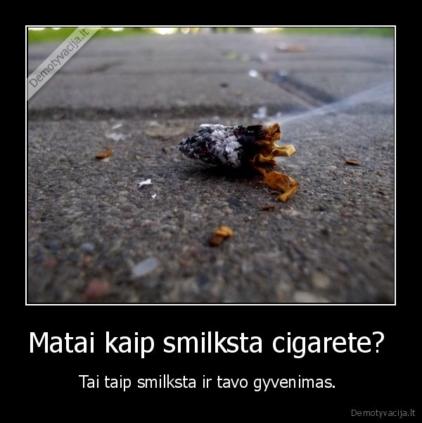 Matai kaip smilksta cigarete? 