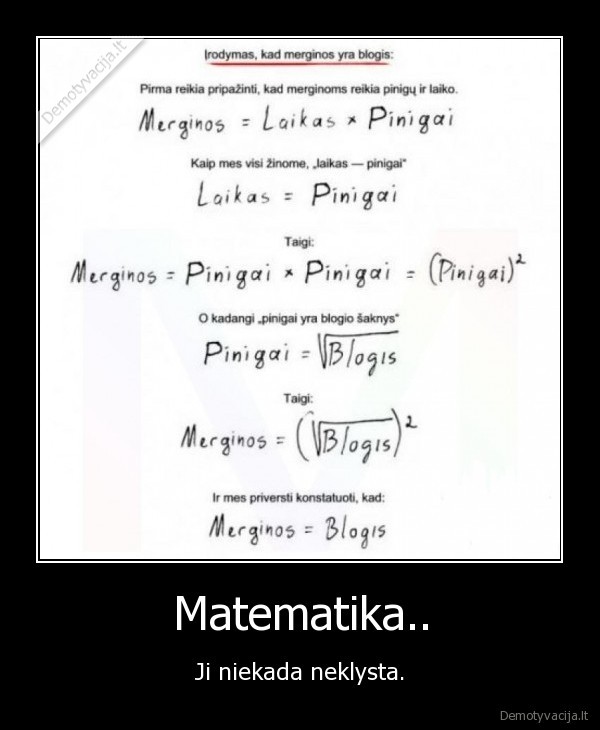 Matematika..