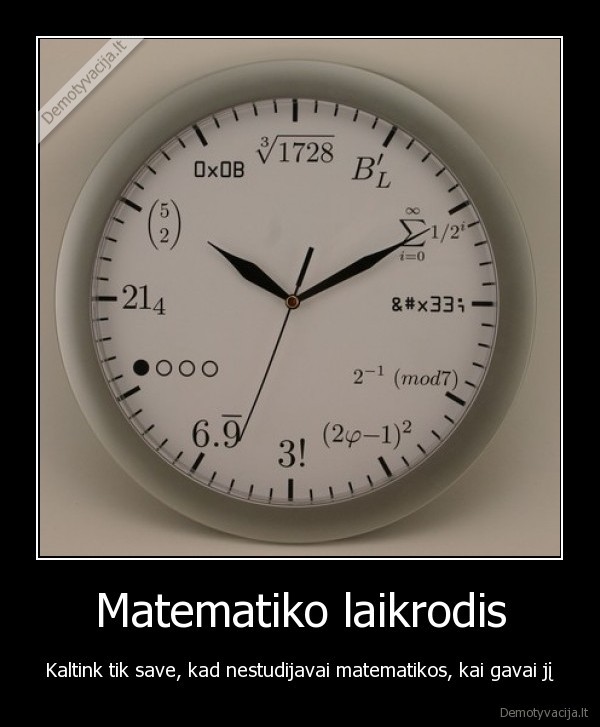 Matematiko laikrodis