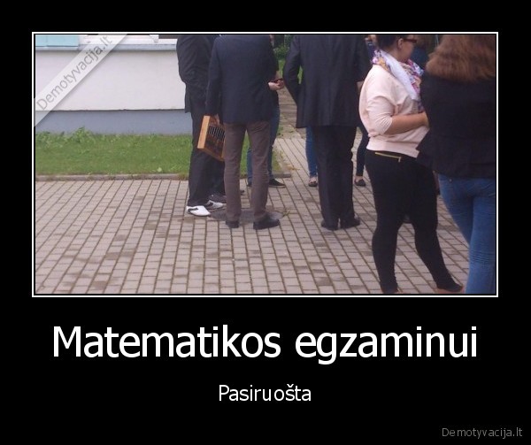 Matematikos egzaminui