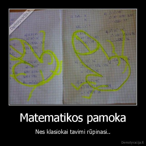 Matematikos pamoka