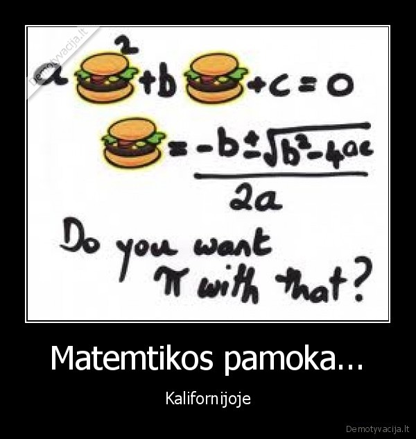 Matemtikos pamoka...