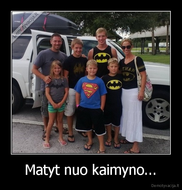 vaikai,batmanai,kaimynas,kitoks