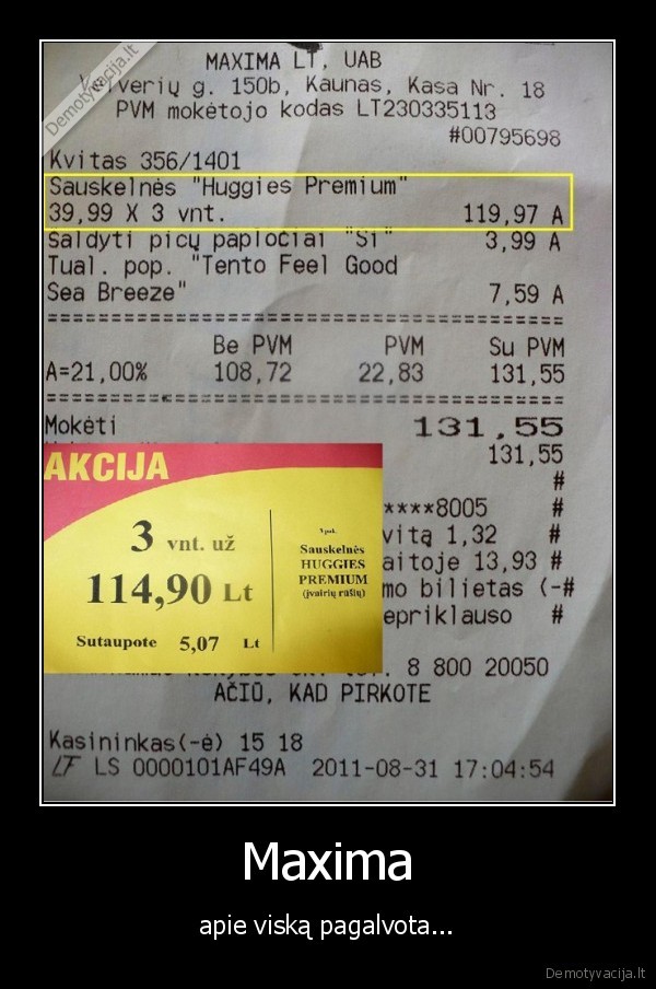 maxima,kainos,apgaule,akcijos