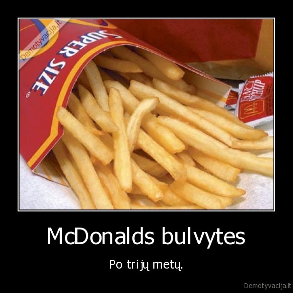 mcdonalds,bulvytes,chemija