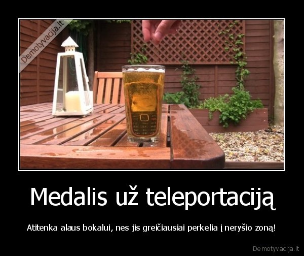 Medalis už teleportaciją