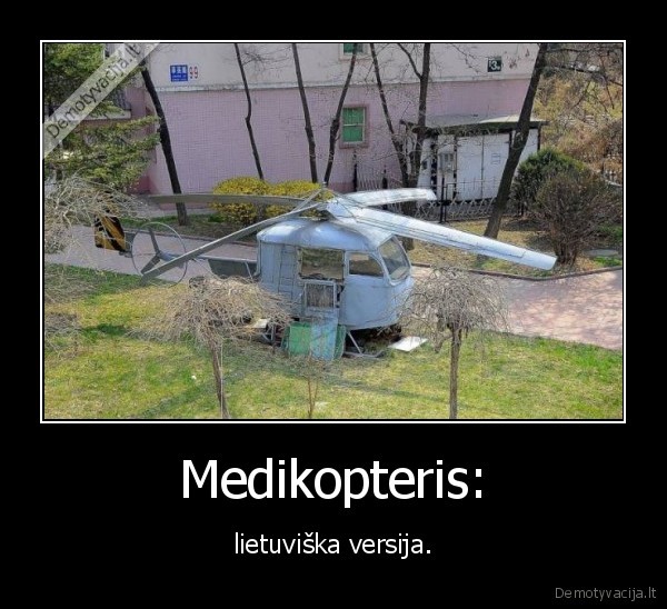 medikopteris,lietuva