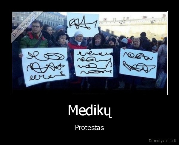 piketas,protestas,protestuotojai,daktarai