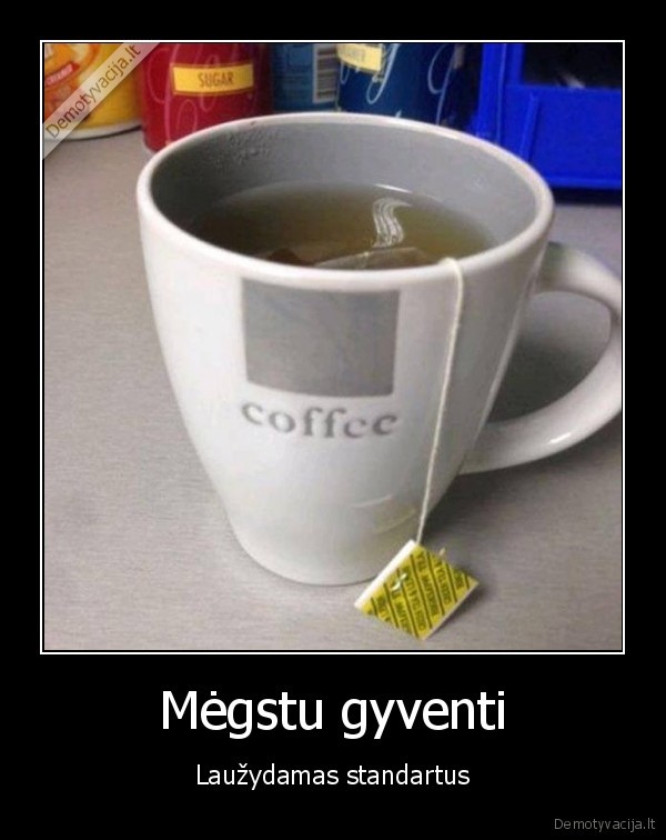 standartu, lauzimas,arbata, kavos, puodelyje