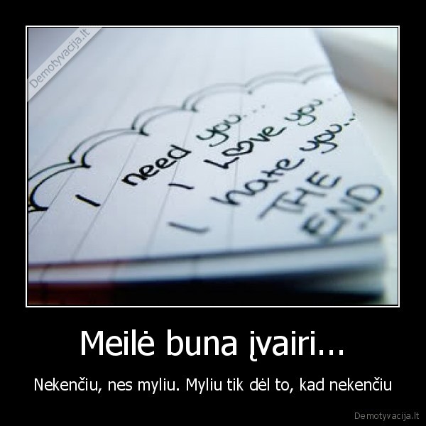 Meilė buna įvairi...