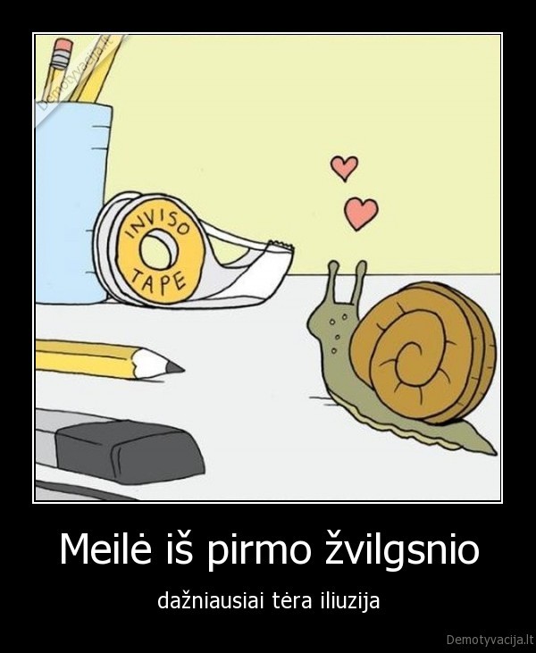 meile,susizavejimas,sraige