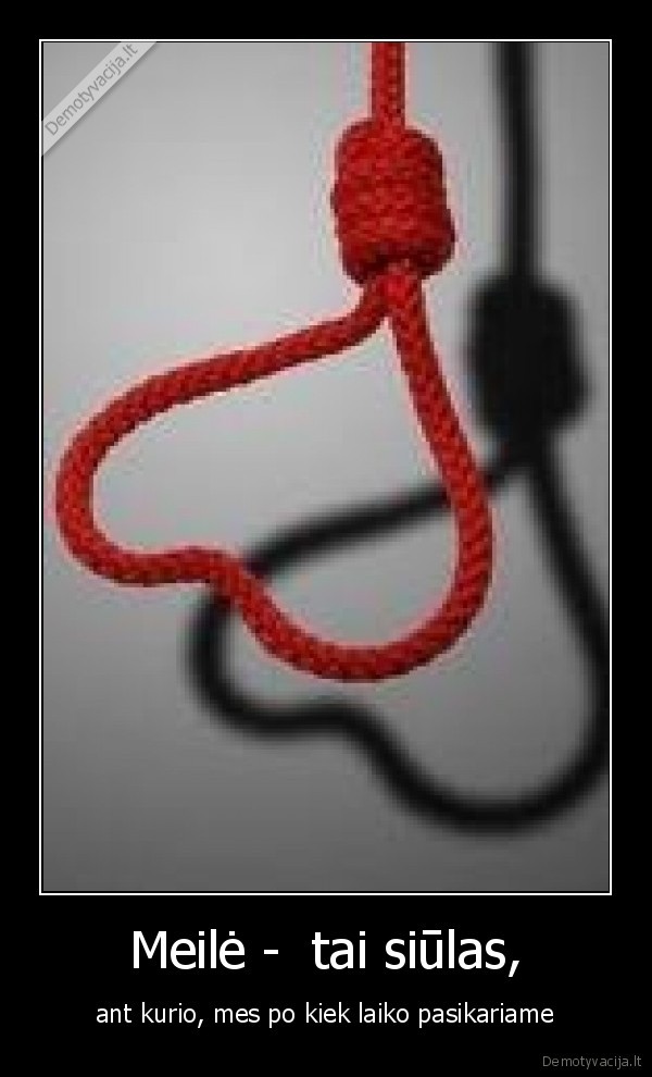 Meilė -  tai siūlas,