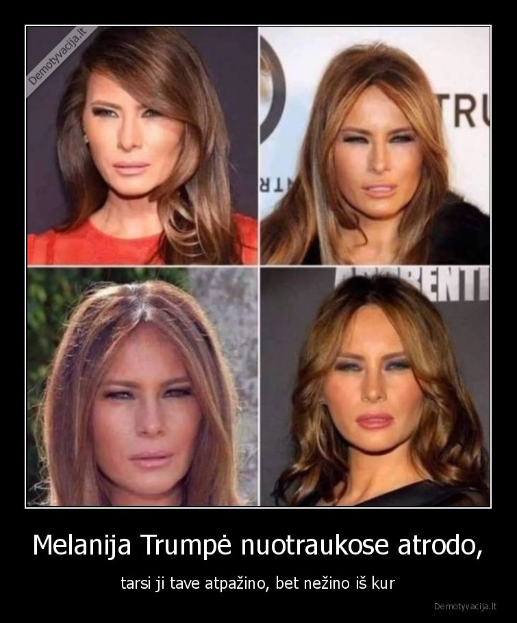 melanija,trump,atpazino,moteris,zvilgsnis